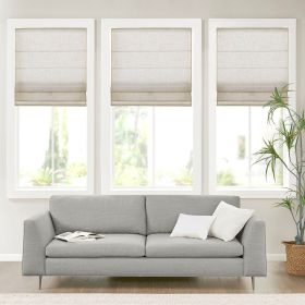 Linen Blend Light Filtering Cordless Roman Shade