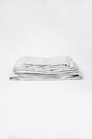 Omne Sleep 4-Piece Pewter Bamboo Queen Hypoallergenic Sheet Set