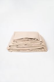 Omne Sleep 4-Piece Khaki Bamboo King Hypoallergenic Sheet Set