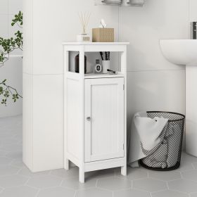 Bathroom Single Door Cabinet with Adjustable Shelf ��� Versatile and Elegant Storage Solution