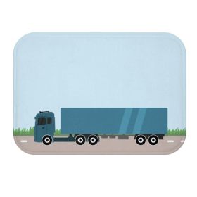 Truck On The Road Bath Mat